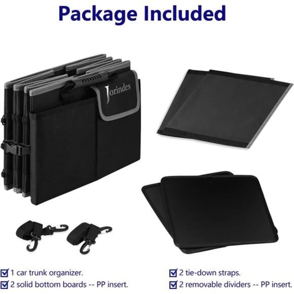 Trunk Organizer With Built-In Insulated Leak Proof Cooler Bag,Collapsible Cargo - Picture 3 of 7